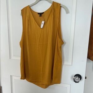 Mustard Sleeveless Top from Banana Republic